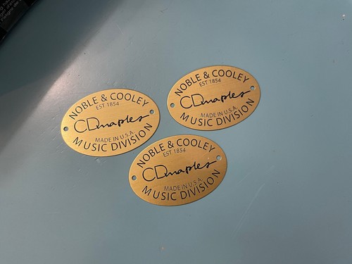 Noble cooley brass - cooley, badges